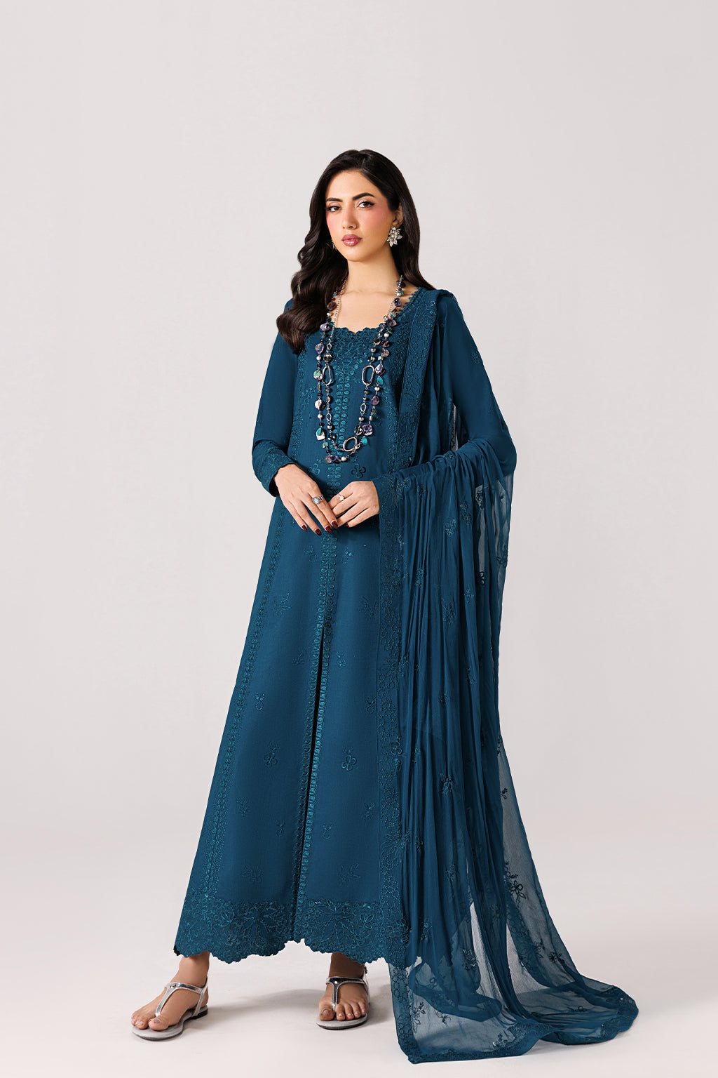Beyond Basics By Emaan Adeel Stitched 3 Piece Eid Lawn Pret Suit-SERENE