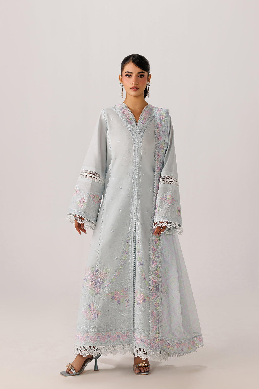 Beyond Basics By Emaan Adeel Stitched 3 Piece Eid Lawn Pret Suit-CORELLE