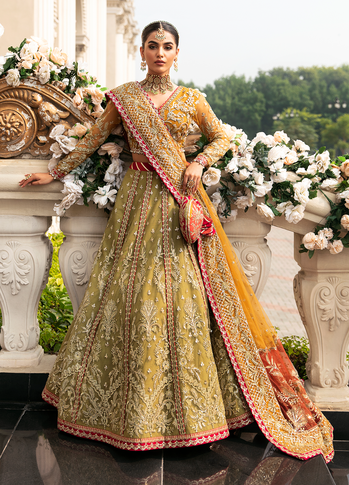 Gulaal Unstitched 3 Piece Wedding Suit-Diya (GL-WU-23V1-01)