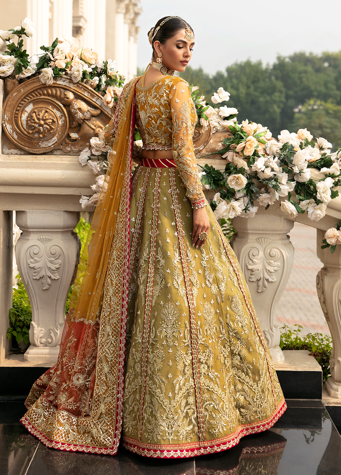 Gulaal Unstitched 3 Piece Wedding Collection'2023-Diya (GL-WU-23V1-01)