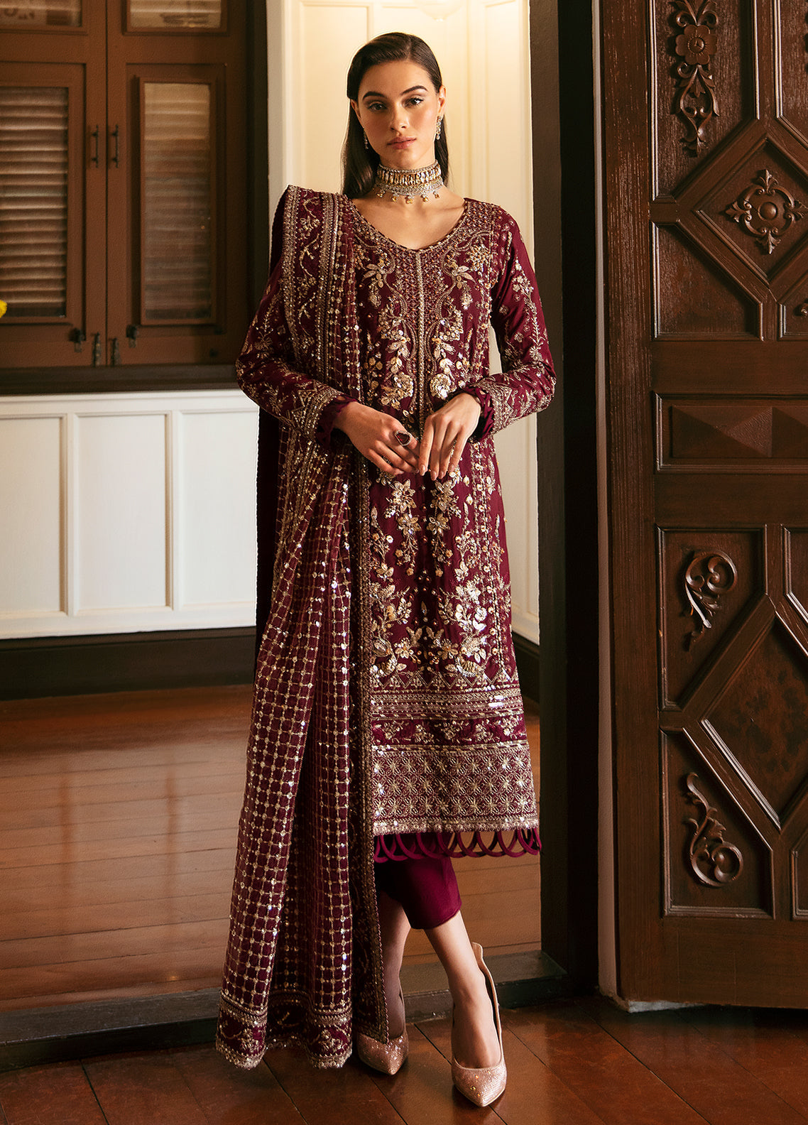 Gulaal Unstitched 3 Piece Luxury Pret Suit-Valentina (GL-LP-24V1-20)