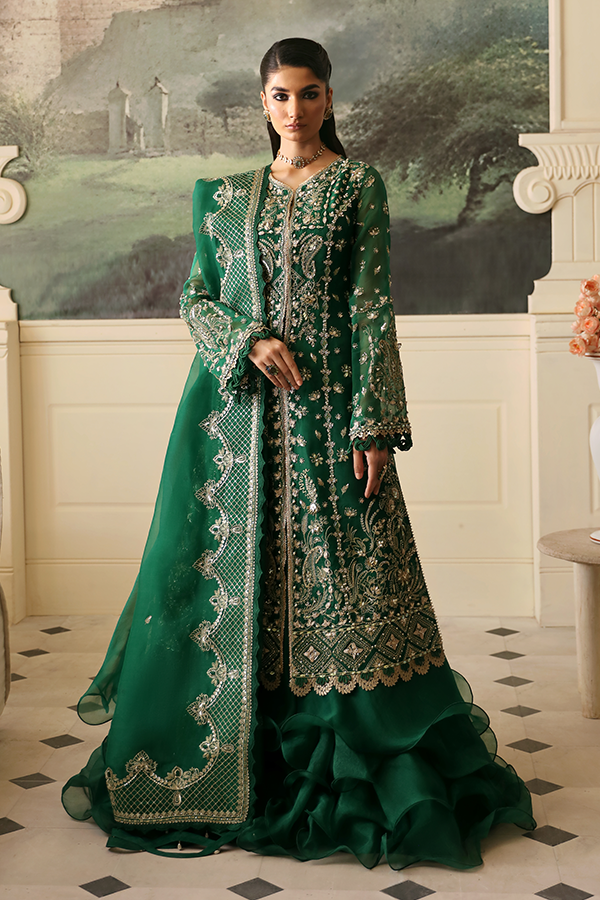 Nyra Unstitched 3 Piece Wedding Festive Collection'2025-Jade