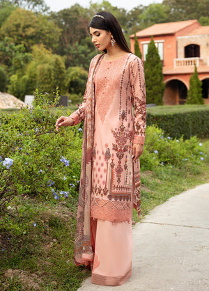 Springtime Ballet By Gulaal Unstitched 3 Piece Luxury Lawn Collection'2024-HESTIA (GL-L-24V1-12)