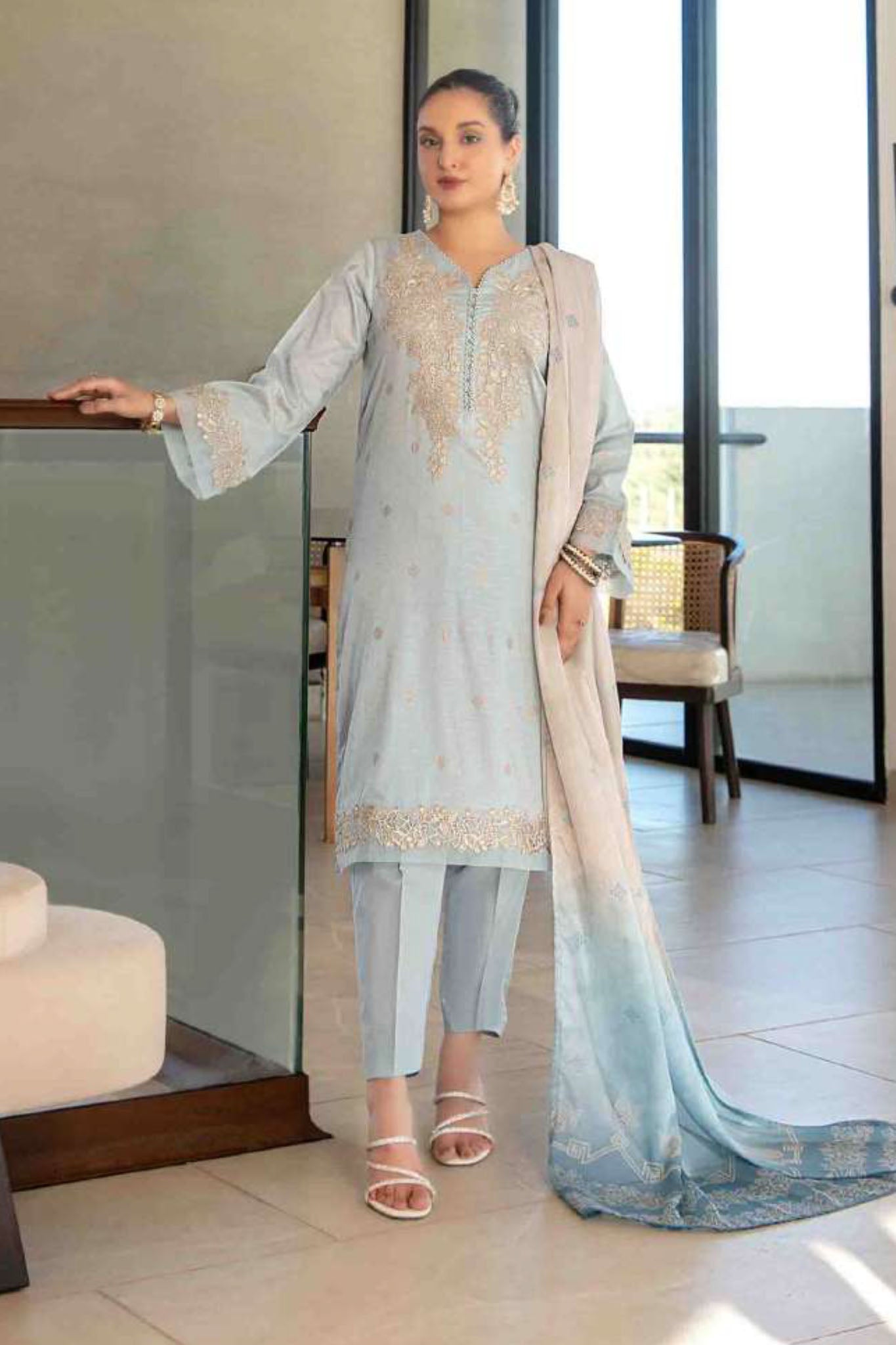 Calafia By Tawakkal Stitched 3 Piece Emb Lawn Collection-D-3141