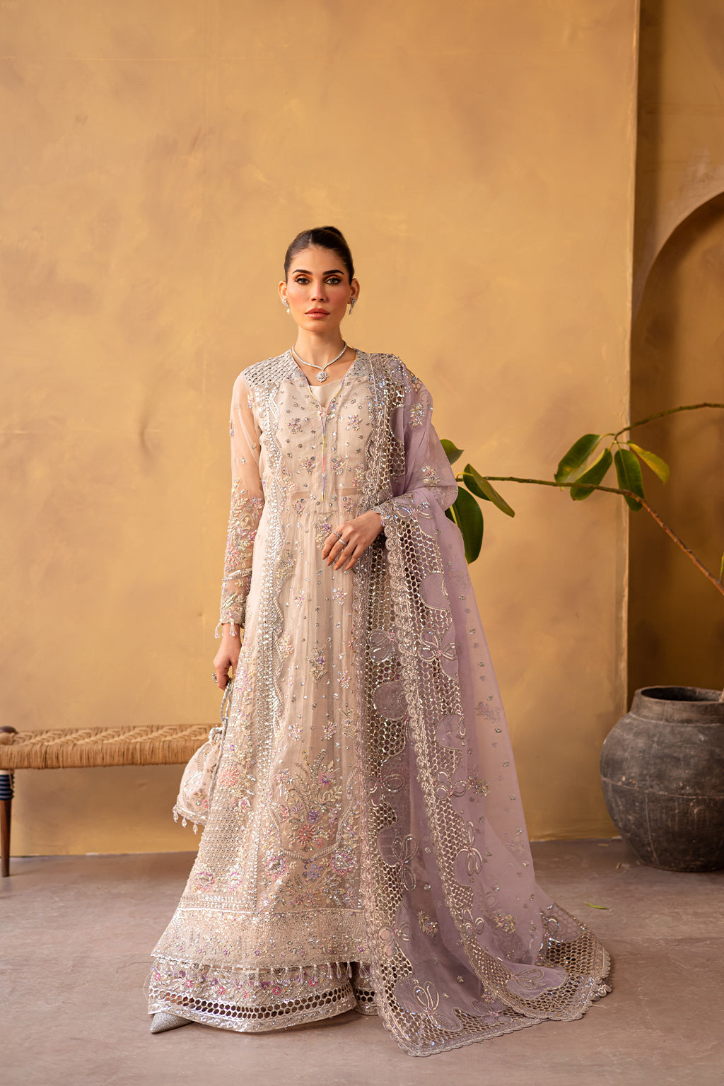 Regalia By Emaan Adeel Unstitched 3 Piece Formals Suit-LUNARA