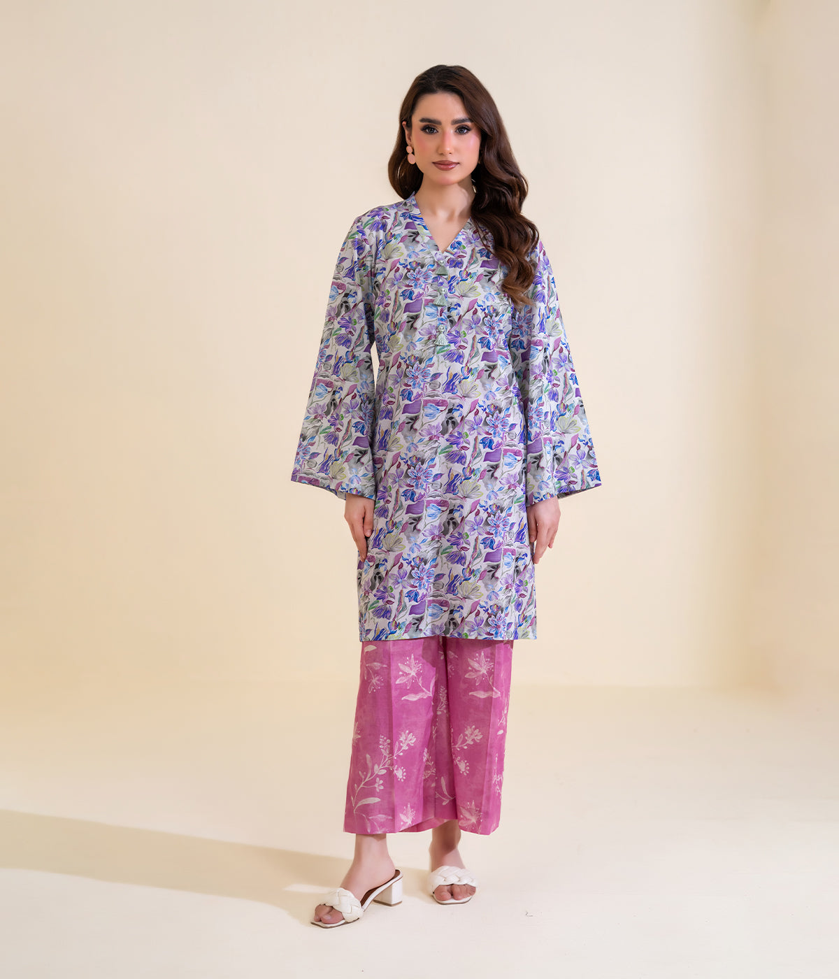 Har Din By Sinopia Stitched 2 Piece Printed Summer Lawn Suit-SS26-029-Multi