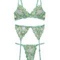 Garter Set - Blossom Muse - Green