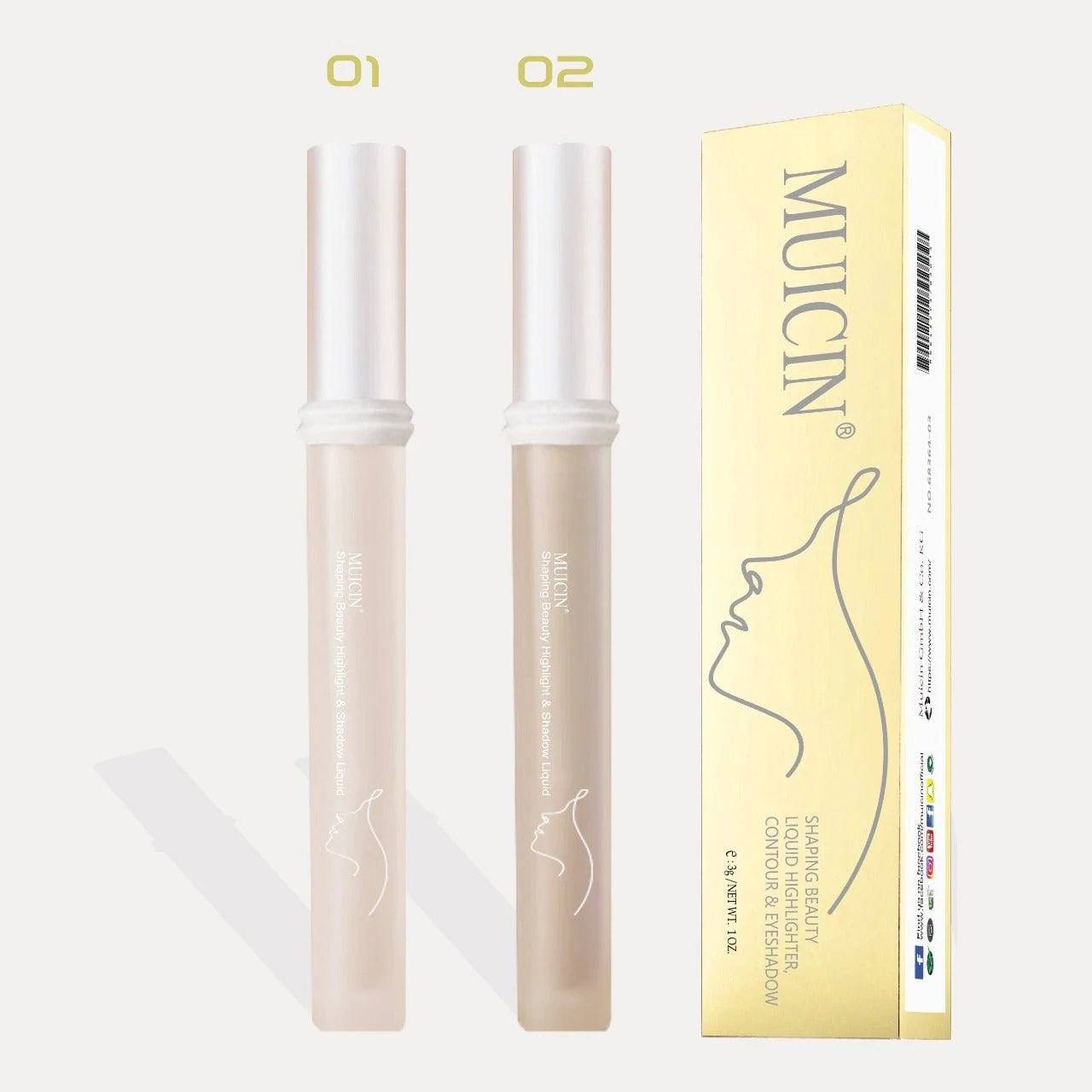 MUICIN - Liquid Matte Concealer, Contour, & Highlighter - 3g - My Store