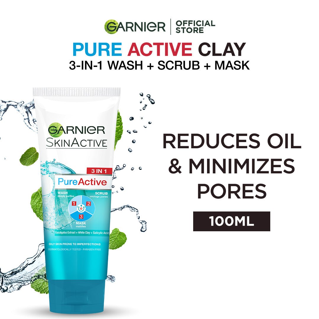 Garnier Pure Active Pak 3-In-1 100Ml