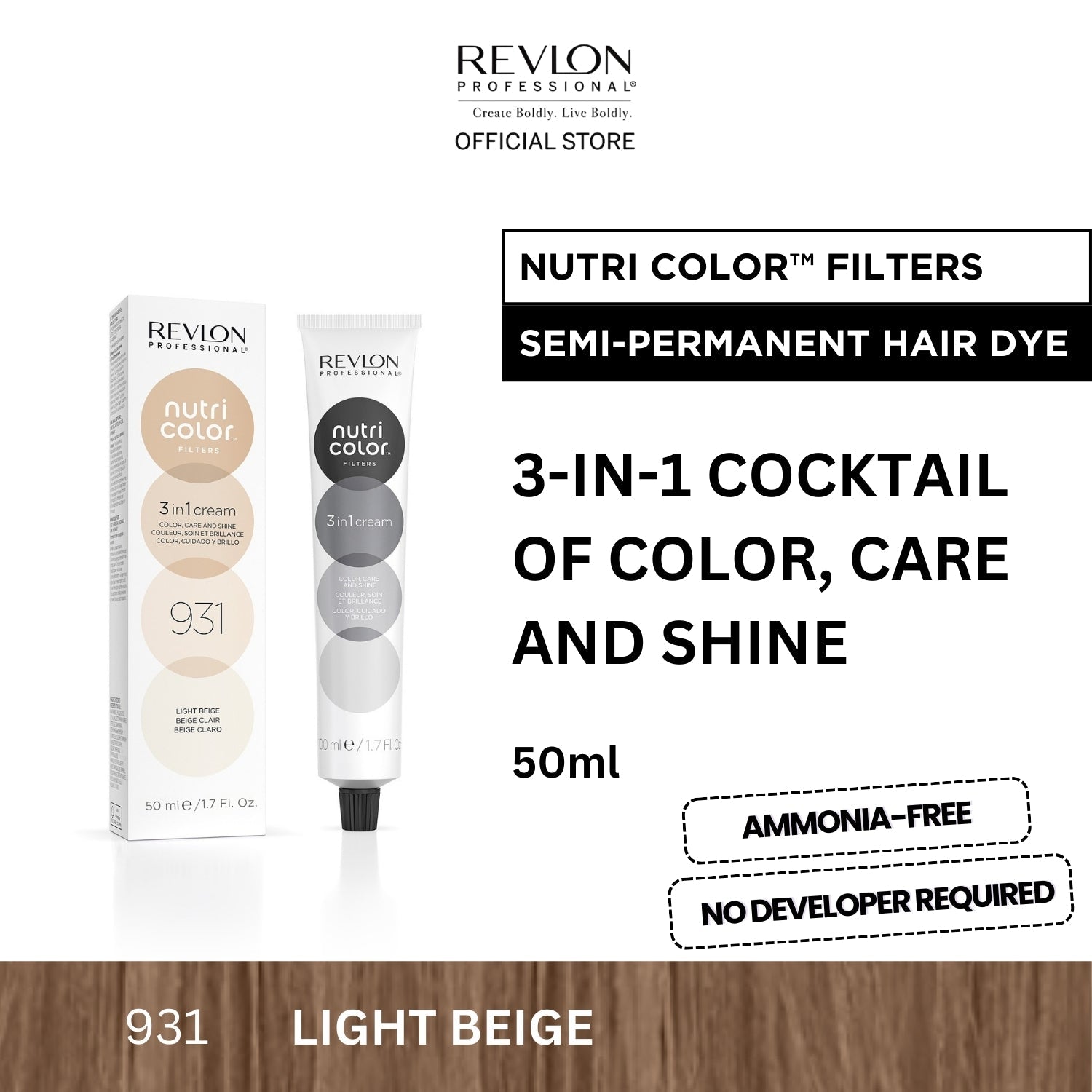 Revlon - Nutri Color™ Filters 3-In-1 Hair Color -  50ml