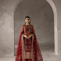 Elysee By Imran Ramzan Unstitched 3 Piece Luxury Formals Collection'2025-Pivoine Écarlate