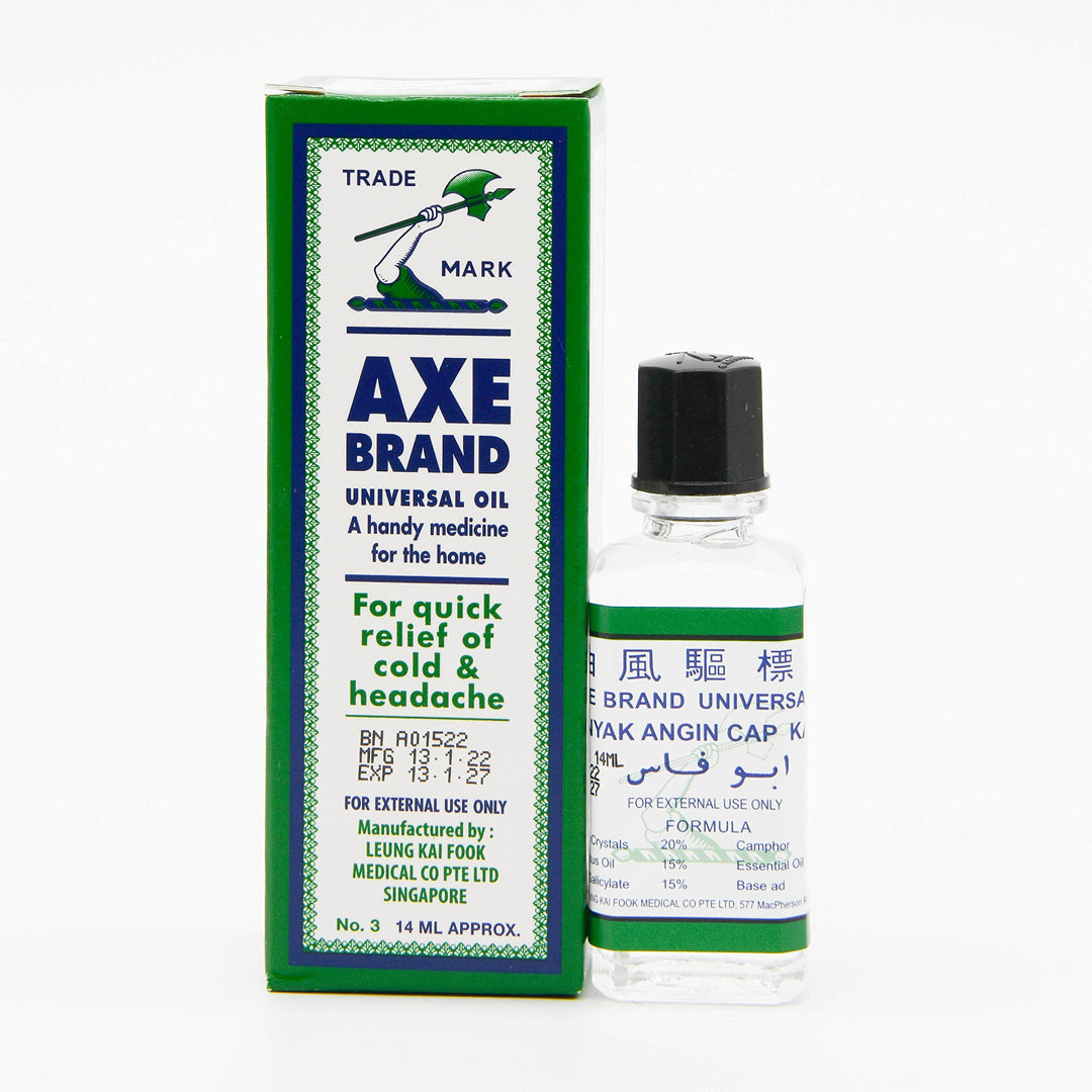 Axe Brand Universal Oil For Quick Relief Of Cold & Headache 14Ml