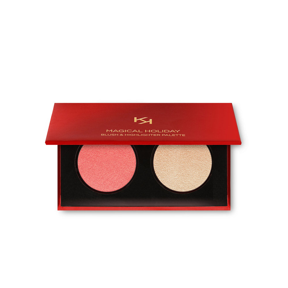 Kiko- Magical Holiday Blush & Highlighter Palette