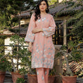 Zarasi.Pk Stitched 2 Piece Printed Lawn Collection'2025-Peach Whisper