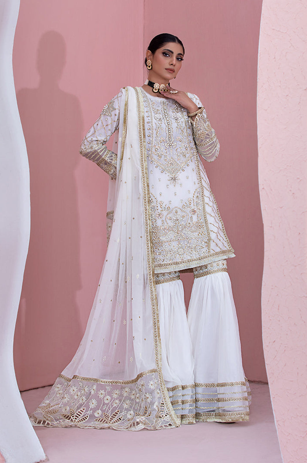 Tabeer By Diara Couture Stitched 3 Piece Formals Suit-YASHMA -PSSG01-04