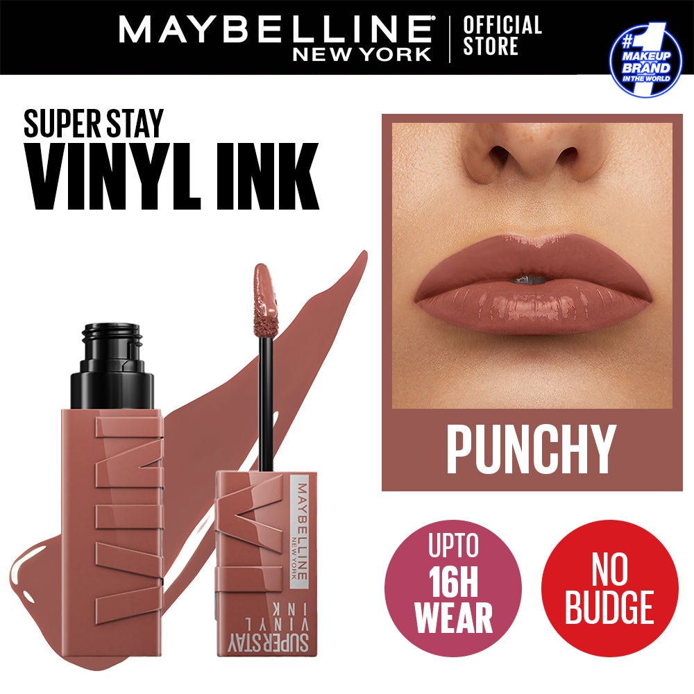 Maybelline Superstay Vinyl Ink Liquid Lipstick 120 Punchy 4.2Ml