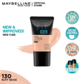 Maybelline New York Fit Me Matte & Poreless Liquid Foundation 18Ml Mini Tube - 130 Buff Beige - For Normal To Oily Skin
