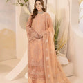 Lavish Pareesa Luxury Chiffon'24 D-02 PASTEL PEACH