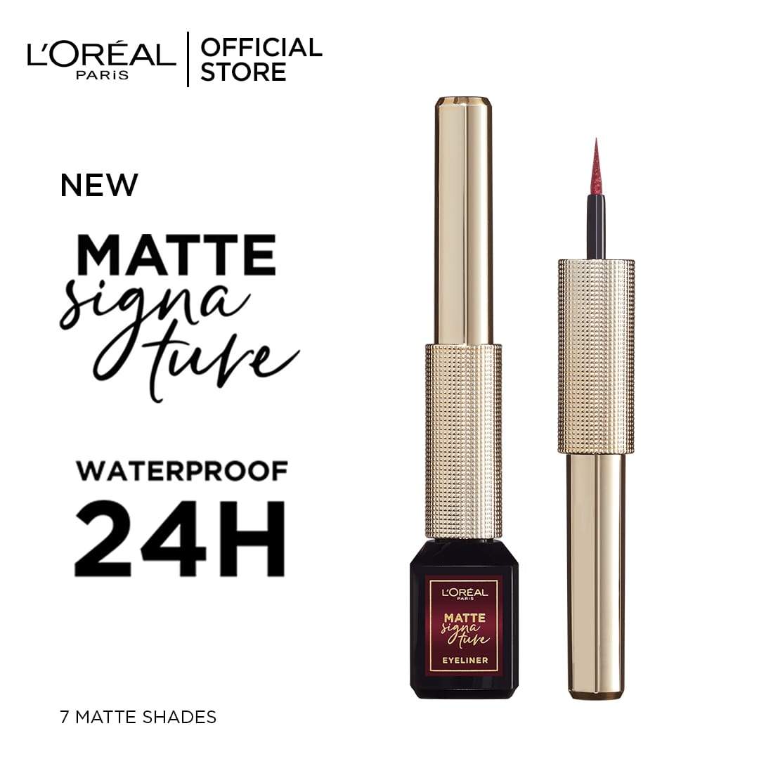 L'Oreal Paris- Matte Signature Liquid Eyeliner 05 Burgundy
