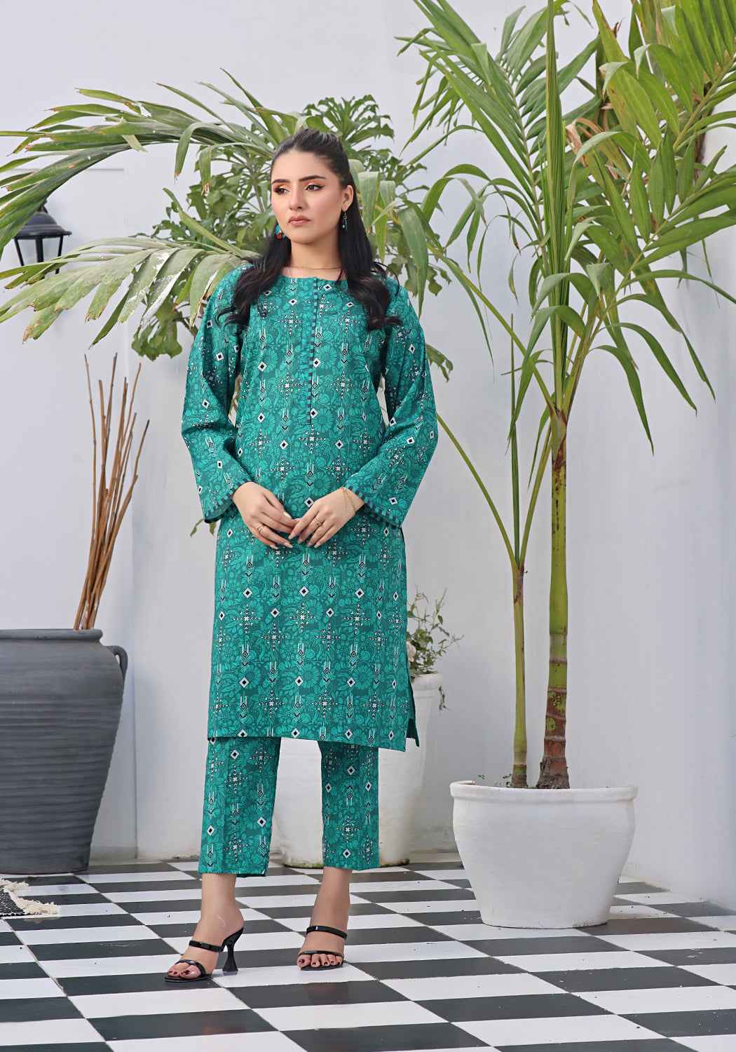 Zarasi.Pk Stitched 2 Piece Printed Lawn Collection'2025-Maple