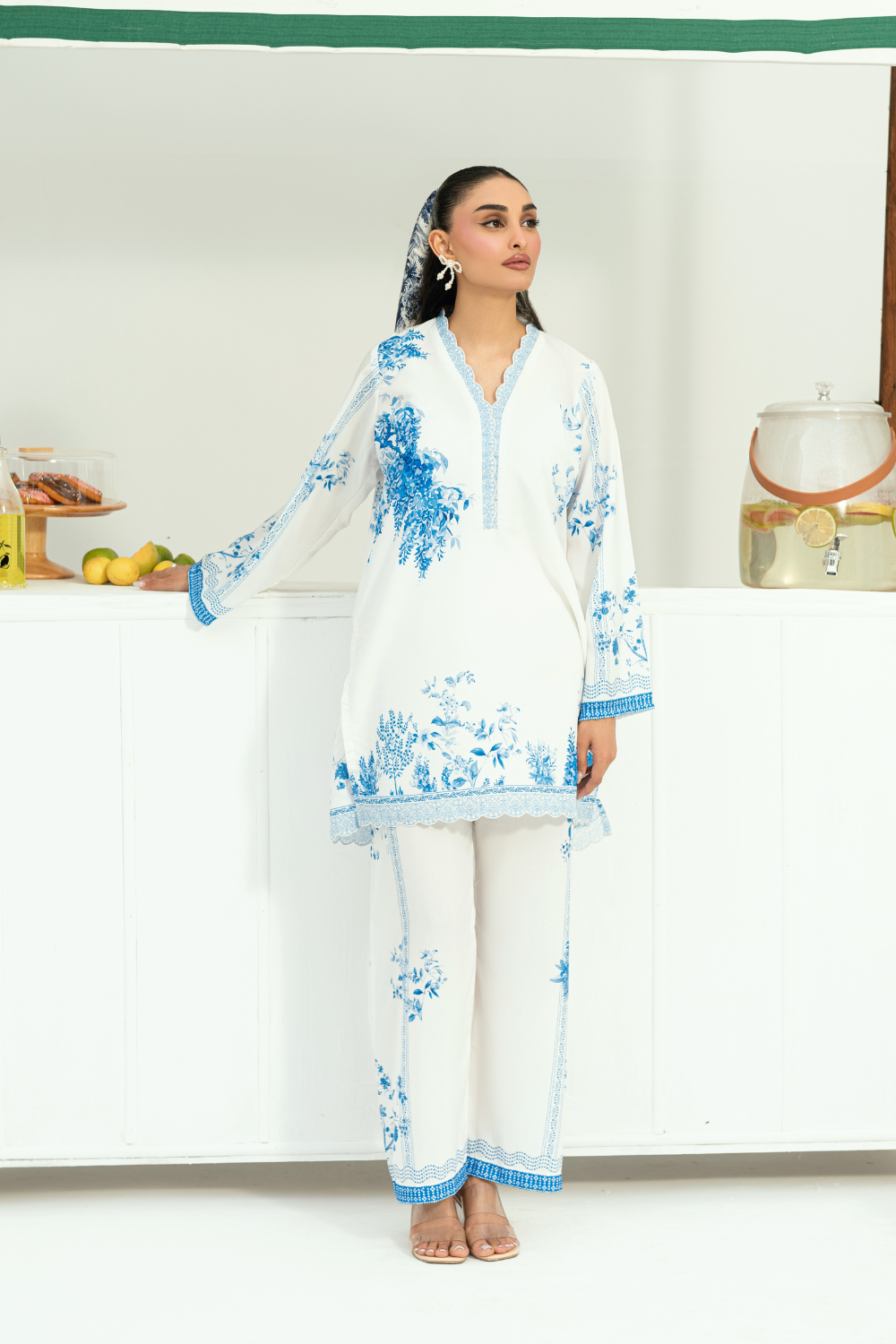 Raha By Amal Stitched Co Ords Cambric Vol-01 Collection'2025-Amelia