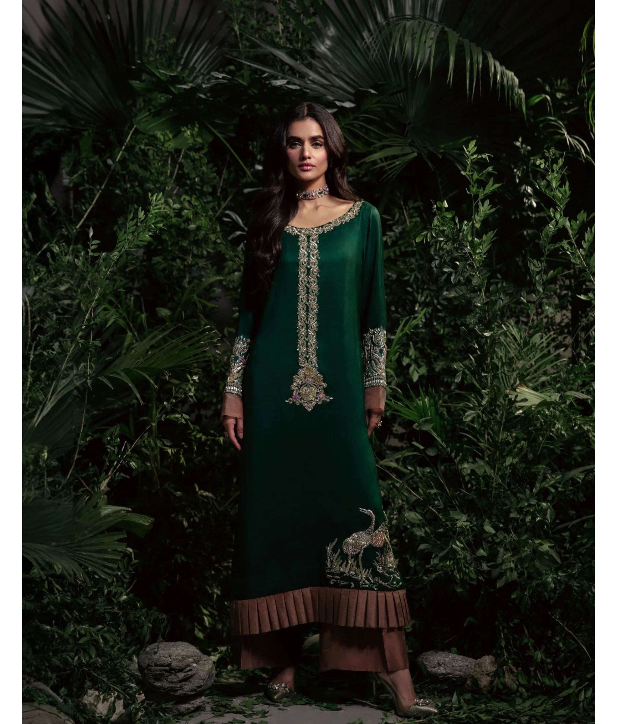 Luna By Mariam Malik Stitched 2 Piece Luxe Silk Pret Collection'2025-LUNA- Luxury Pret'24  - 10