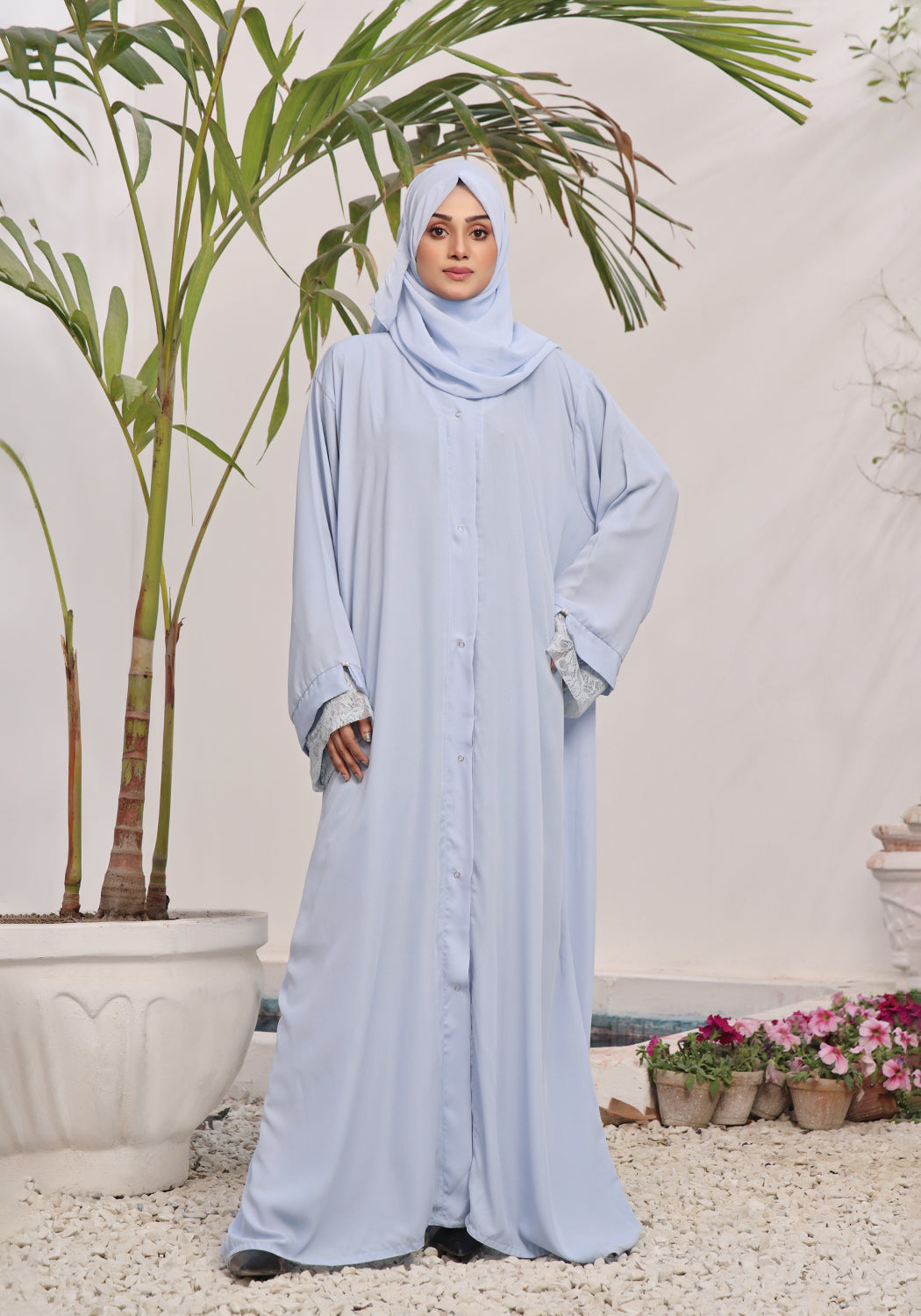 Abaya.Pk Light Blue Abaya