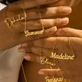 Zeesy Personalized Name Necklace - Golden