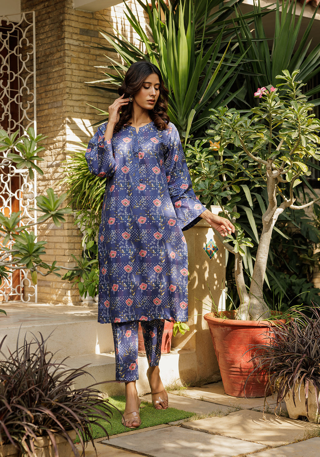Zarasi.Pk Stitched 2 Piece Printed Lawn Collection'2025-Twilight petals