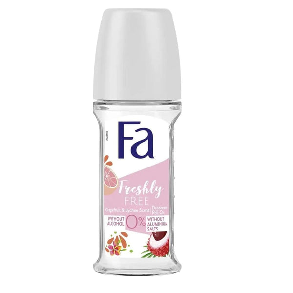Fa Deodorant Roll On Freshly Free Grapefruit & Lychee 50Ml - My Store