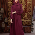 Hijabi.Pk Maroon Summit ABAYA - Signature