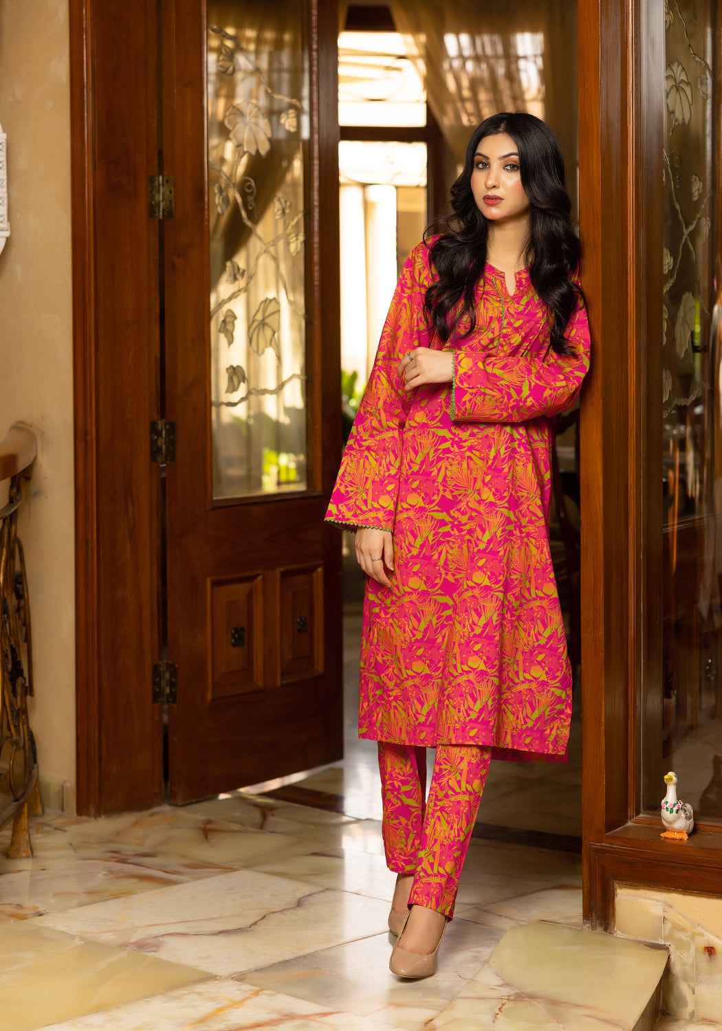Zarasi.Pk Stitched 2 Piece Printed Lawn Collection'2025-Tropical Sunset