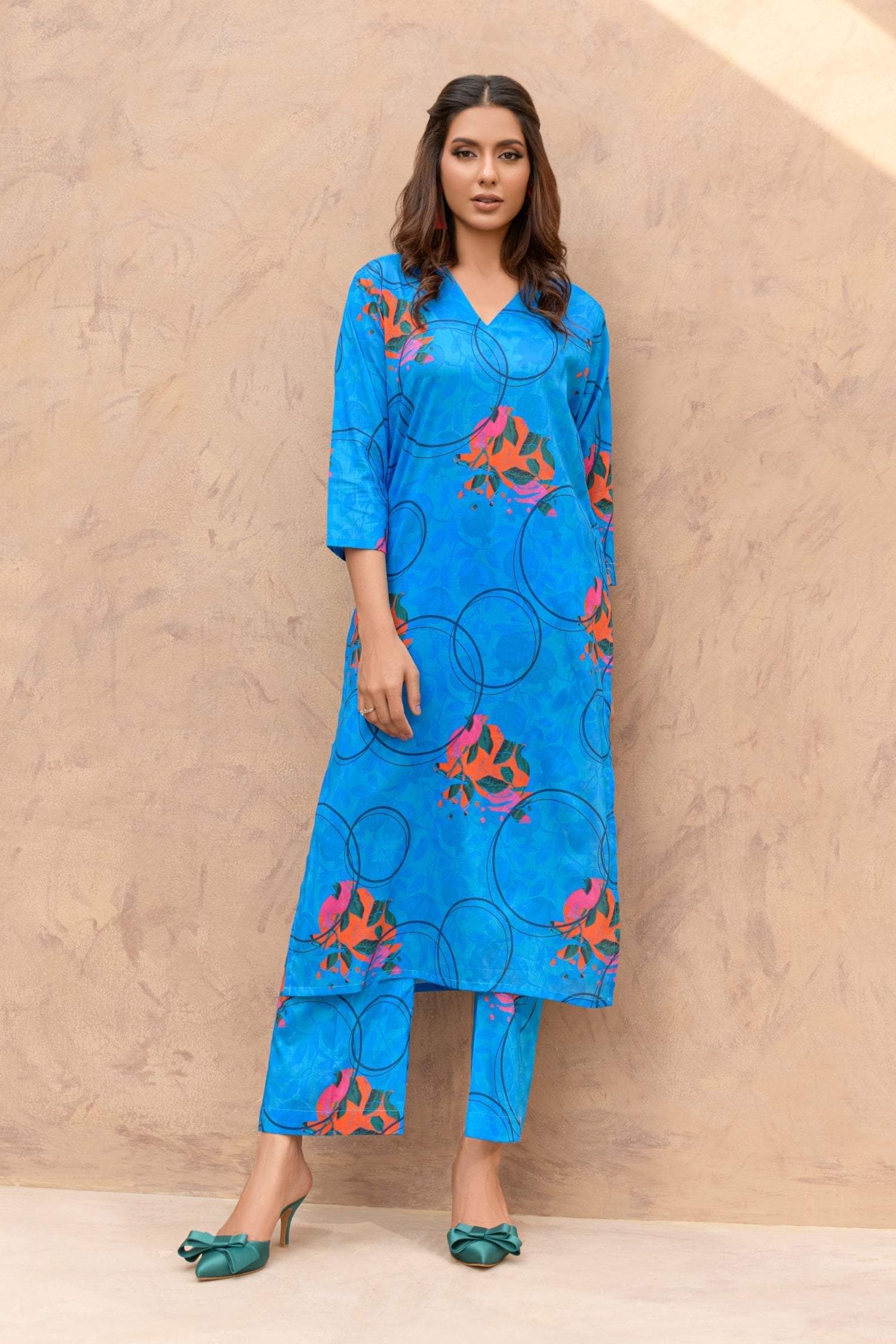 Kesori By Suitsu Stitched Co Ords Collection-Ilena- 2 Piece Set