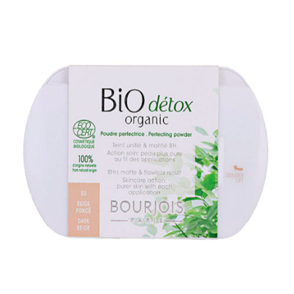 Bourjois- Bio Detox Organic Perfecting Powder- 55 Dark Beige