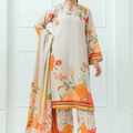 Amal Unstitched 3 Piece Printed Lawn Collection
