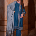 Aayra Stitched Winter Collection'2025-AY1144 - Yale Blue 3Pc