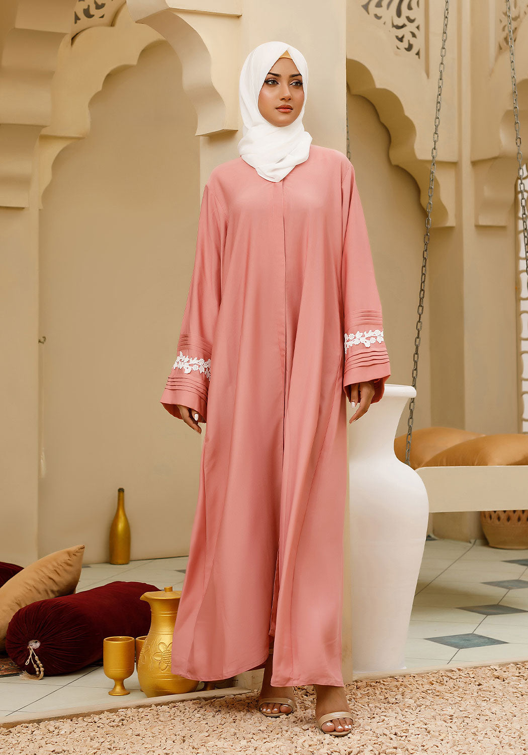 Abaya.Pk AYLIN PINK ABAYA