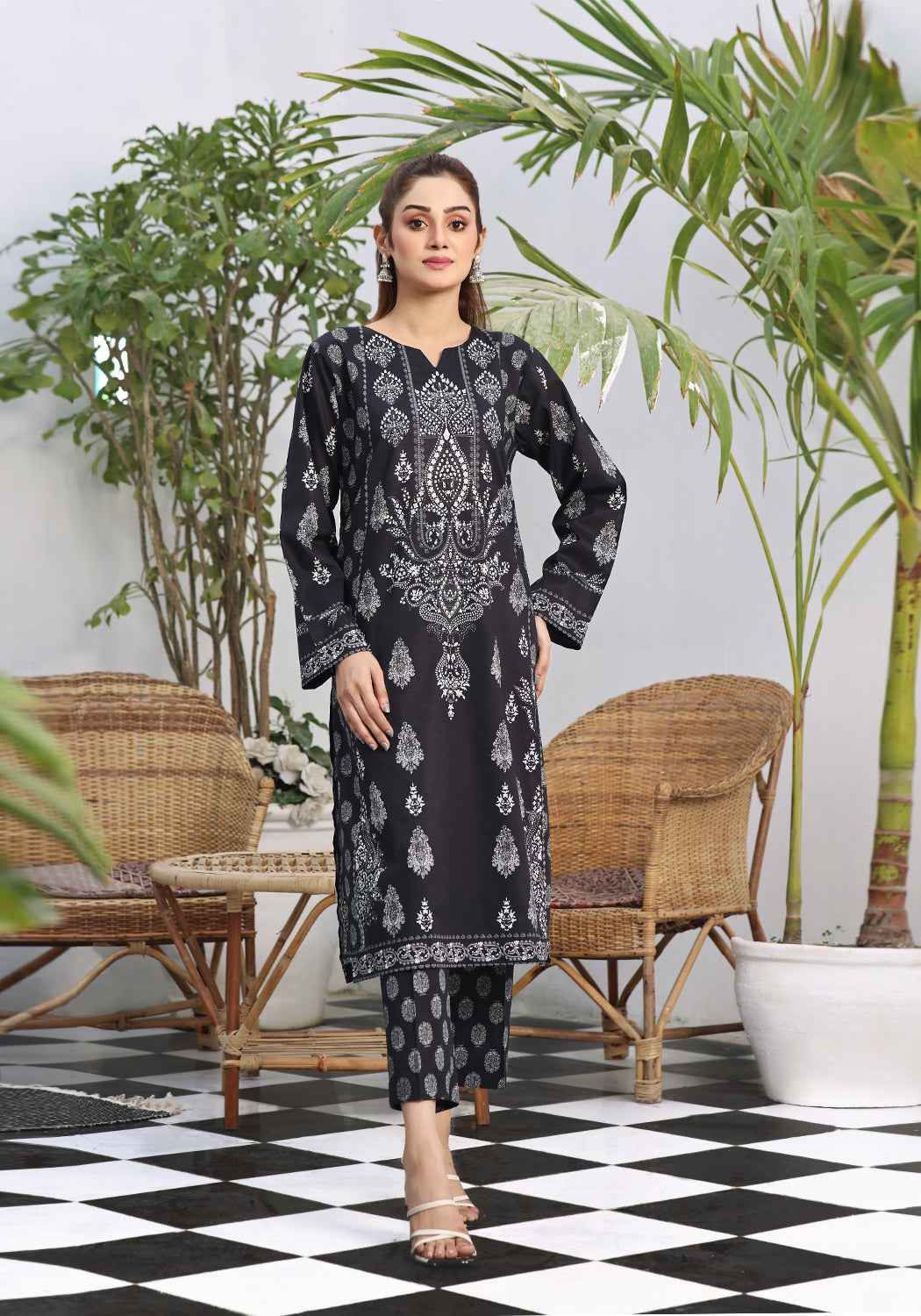 Zarasi.Pk Stitched 2 Piece Printed Lawn Collection'2025-Wellow