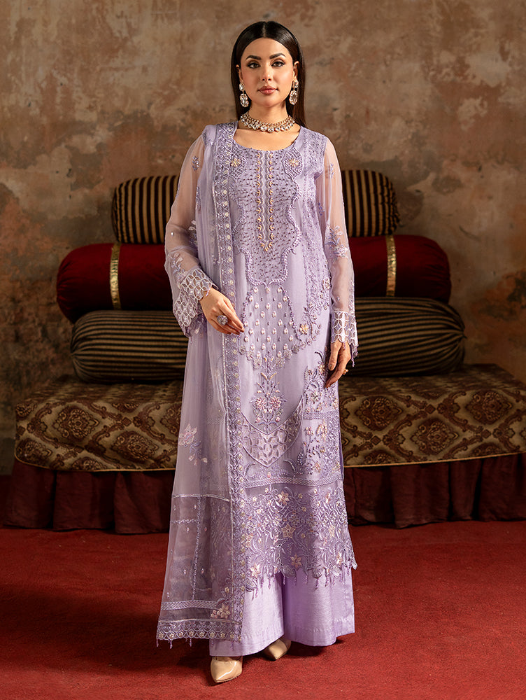 Zircon Vol 11 By Zebtan Unstitched 3 Piece Luxury Formals Suit-ZQ-01