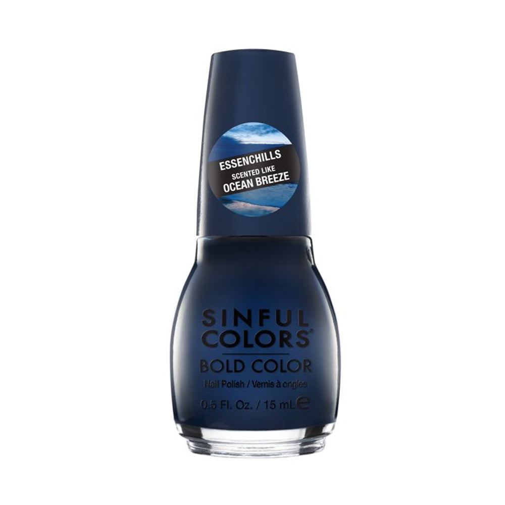 Essence Sinful Colors- Essen chills Nail Polish with Unique Pastel Pigments, Aromatic & Calming Scented Nailpaint - Beach Vibes