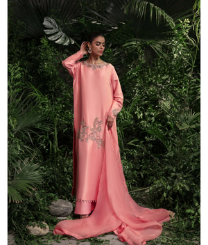 Luna By Mariam Malik Stitched 2 Piece Luxe Silk Pret Collection'2025-LUNA- Luxury Pret'24  - 4