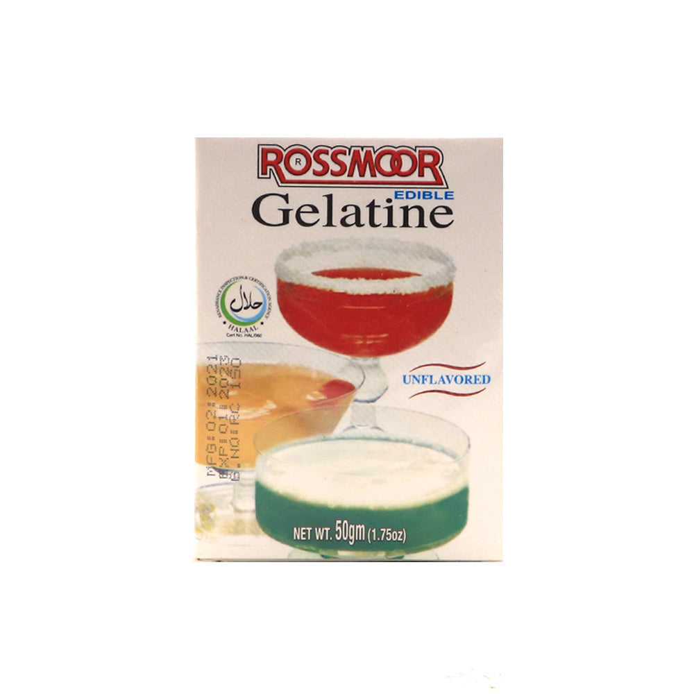 Rossmoor Edible Gelatine - Unflavoured 50g - Snapcart.pk