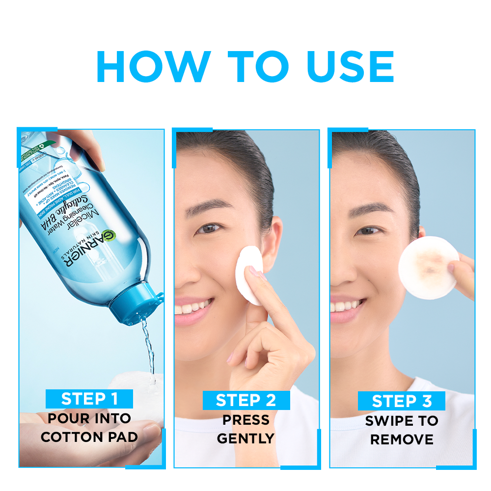 Garnier Salicylic + BHA Micellar Cleansing Water for Acne Prone Skin - 400Ml