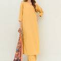 Kesori By Suitsu Stitched Co Ords Collection-Summer Gold-2 Piece Set