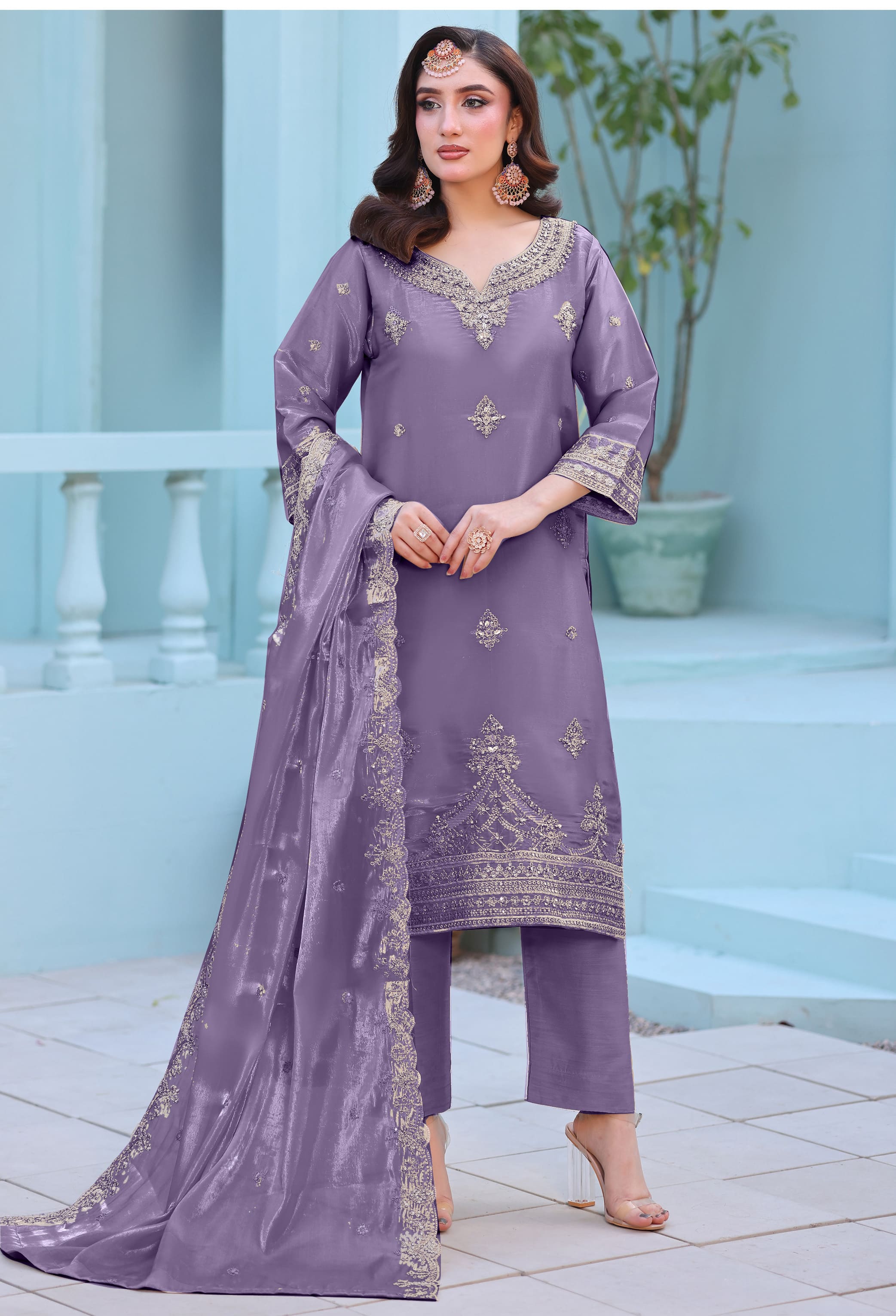 Dr Haris Unstitched Luxe 3 Piece Fancy Vol-4 Suit-LUX-010
