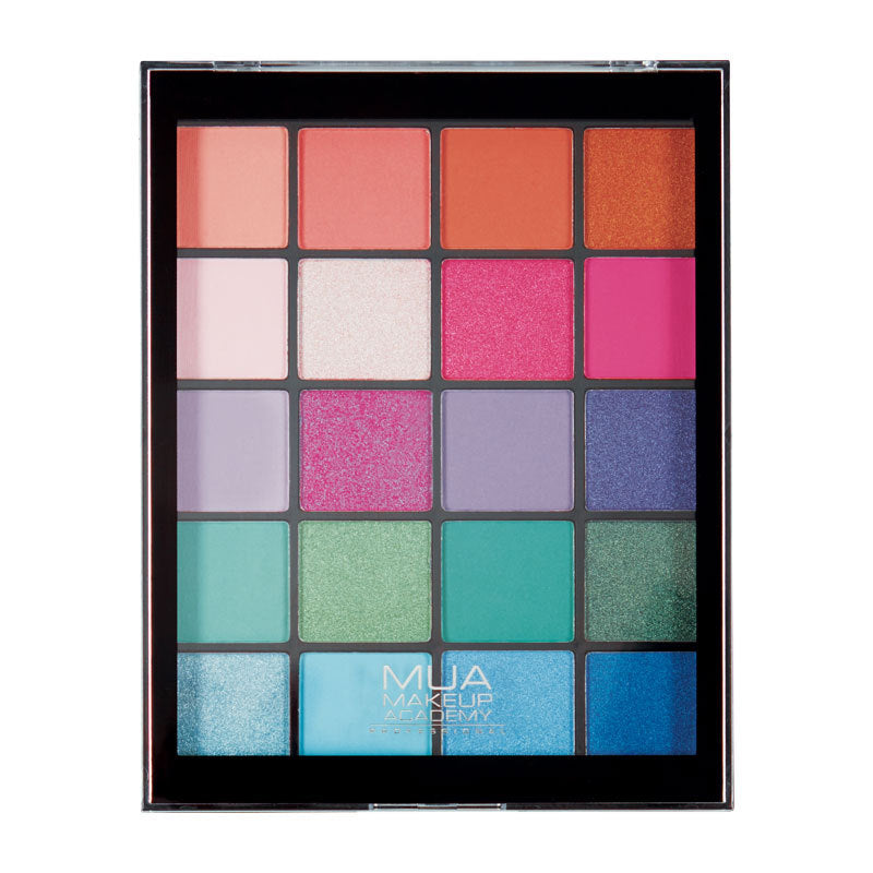 MUA Pro 20 Shade Eyeshadow Palette - Tropical Oceana