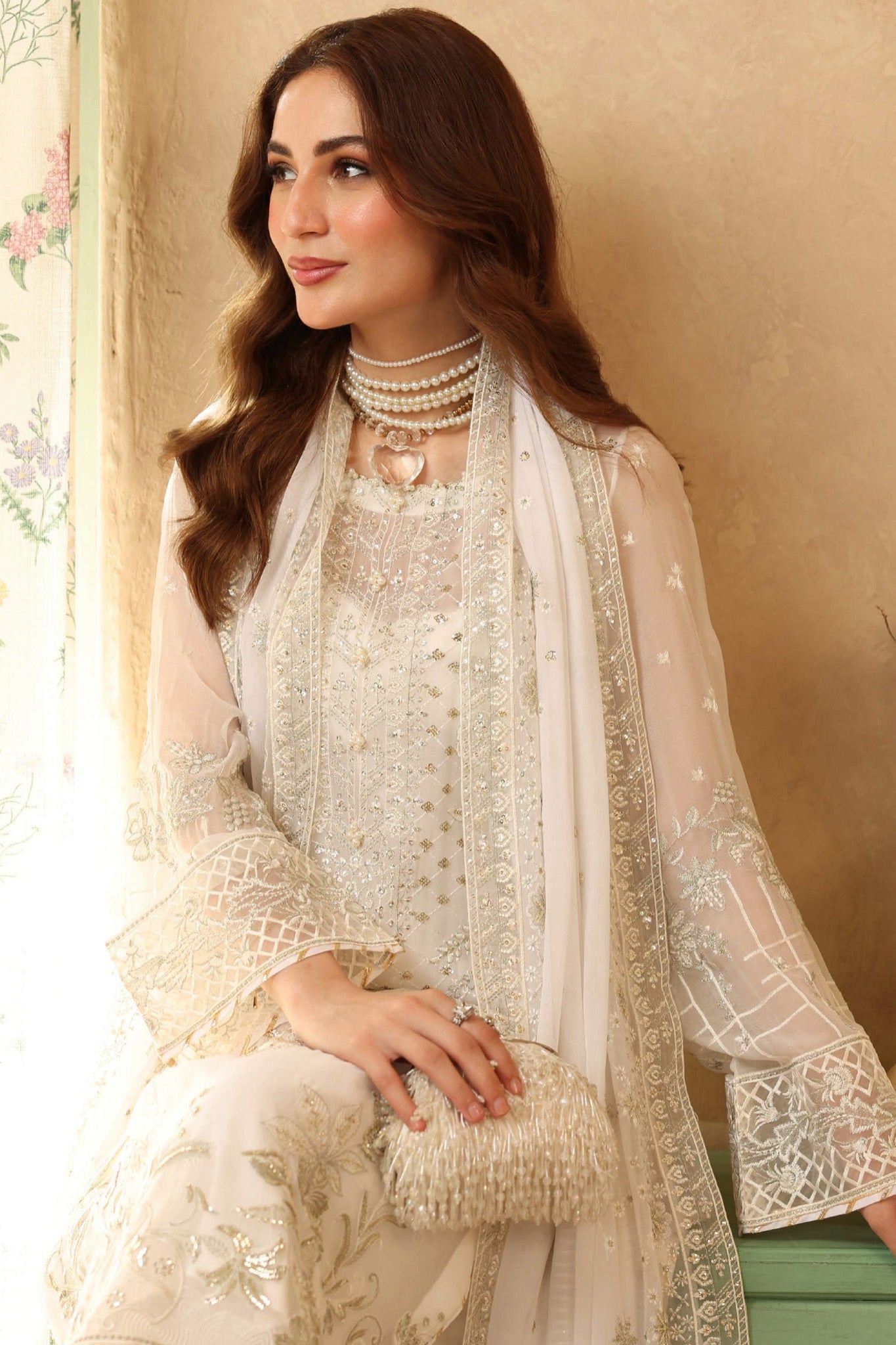 Sonehri by Ramsha Unstitched 3 Piece Chiffon Vol-02 Collection'2025-BB-203