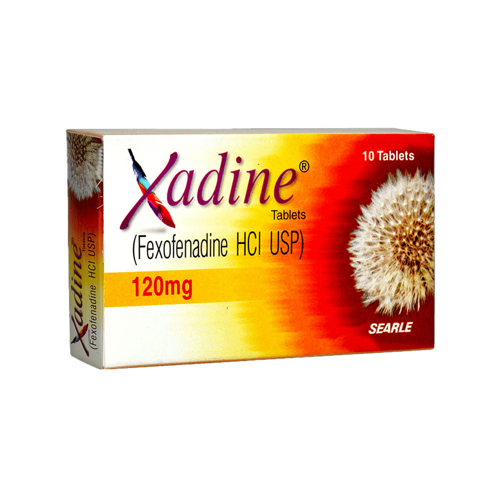 Xadine 120mg Tab 10s Strip