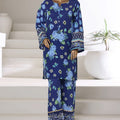 Sada Bahar Stitched Co Ords Printed Khaddar Suit-PR-20-Royal Blue