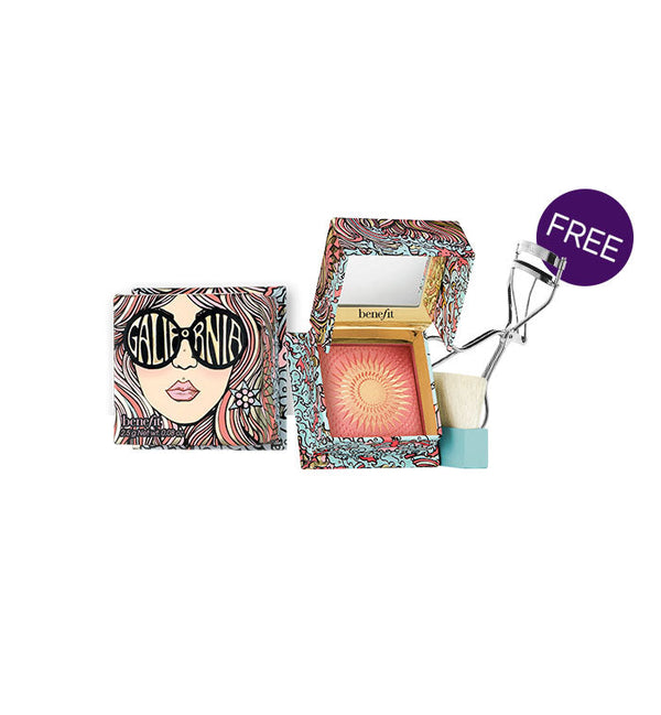 Benefit Cosmetics- Galifornia Powder Blush with Free Lash Curler
